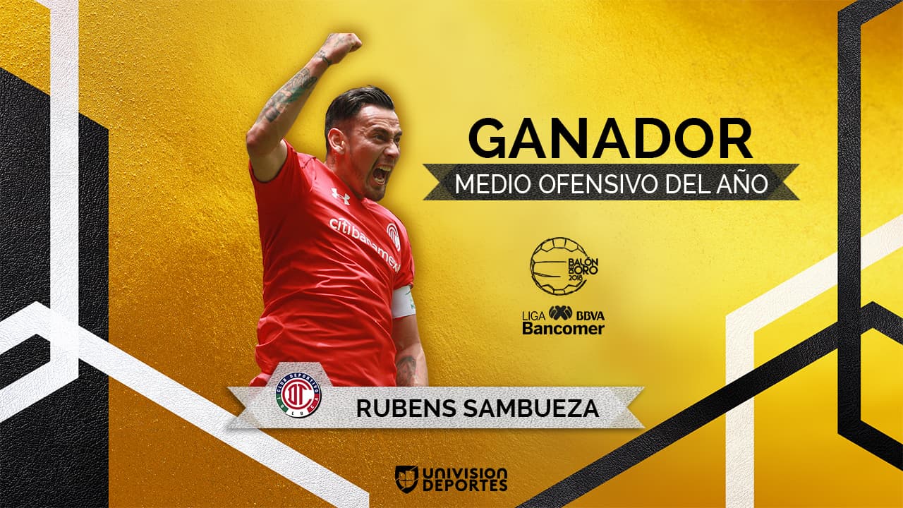 Rubens Sambueza: ganador del Balón de Oro al Mejor Medio Ofensivo 