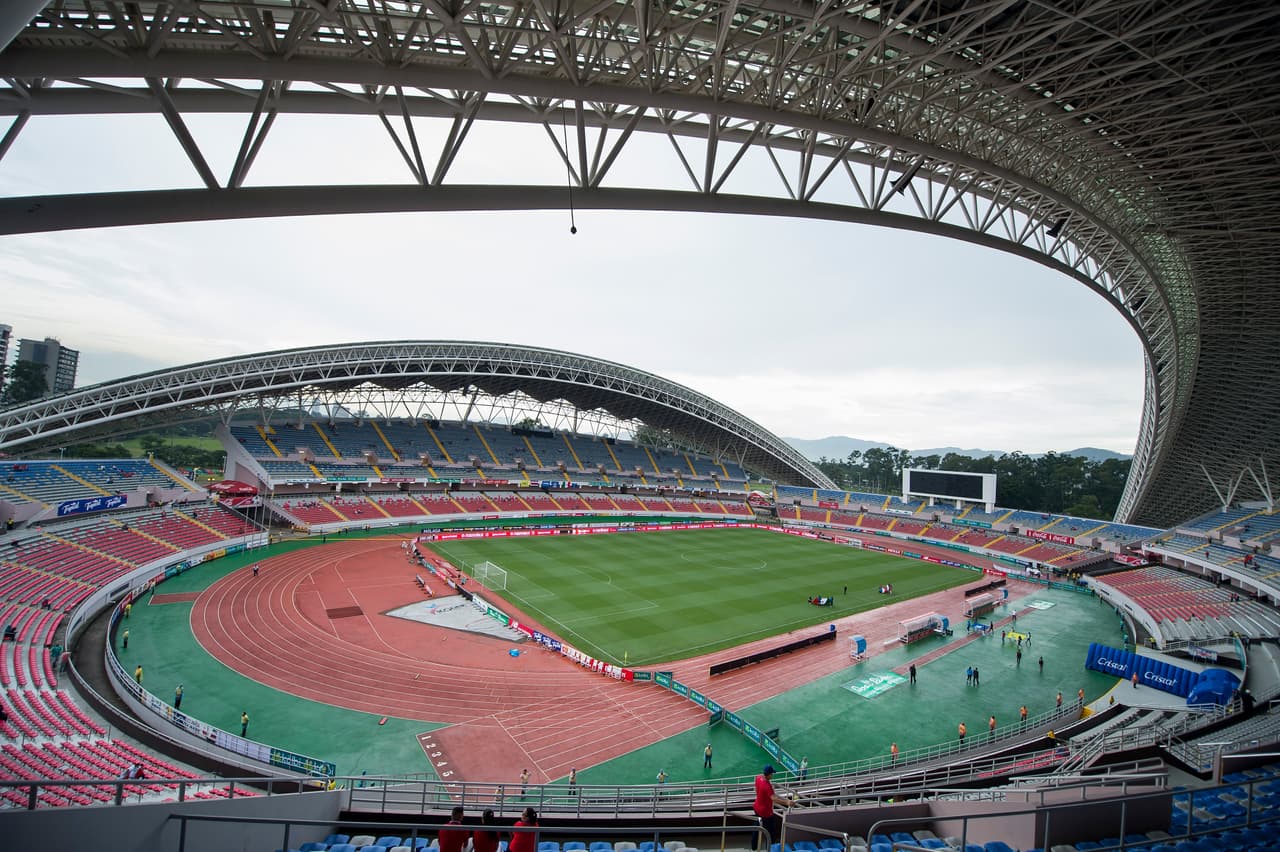 Action photo during the match Costa Rica vs Mexico, corresponding to the CONCACAF qualifying for the World Cup Russia 2018, at the National Stadium of Costa Rica. Foto de accion durante el partido Costa Rica vs Mexico, Correspondiente a las Eliminatorias de la CONCACAF para el Mundial de Rusia 2018, en el Estadio Nacional de Costa Rica, en la foto: Vista General Estadio Nacional de COsta Rica 05/09/2017/MEXSPORT/Javier Ramirez.