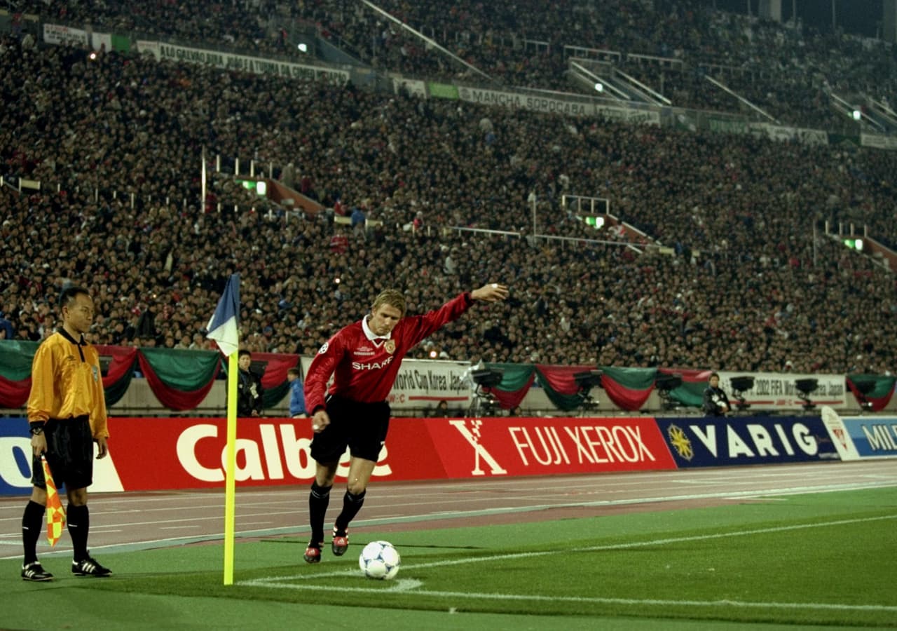 Al Palmeiras le ganaron por 1-0 con gol de Roy Keane y la participación de 'Becks' como titular.