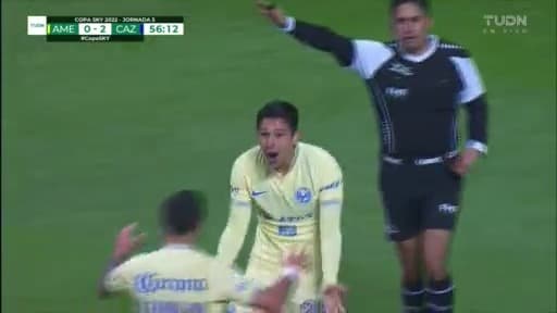 ¡Recortan el marcador! Reyes techa a Corona y pone el 1-2 de América