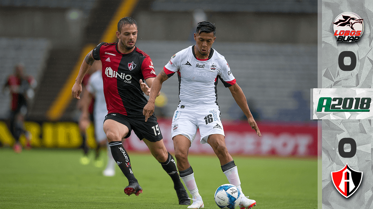 ¡Nada para nadie! Lobos BUAP y Atlas reparten puntos en Puebla