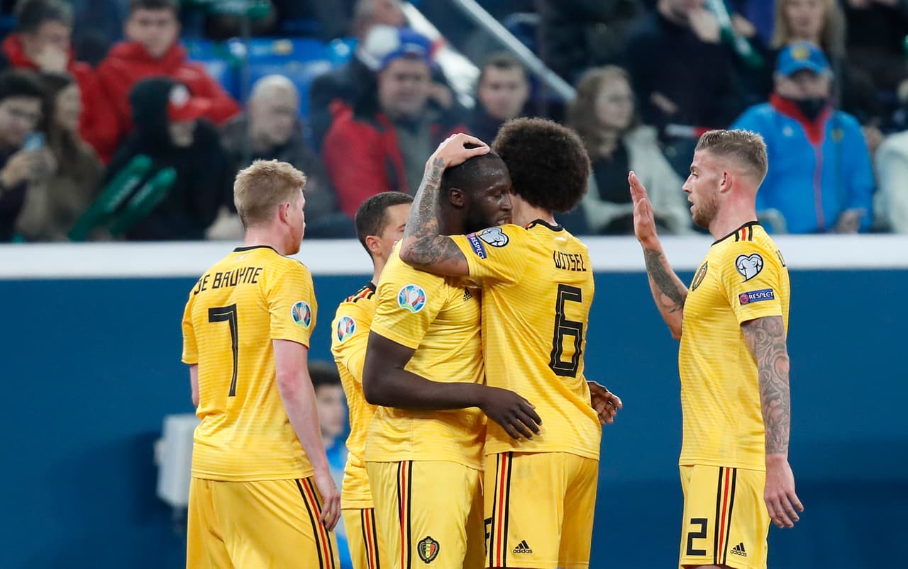 Thorgan Hazard (19’), Eden Hazard (33’, 40’) y Lukaku (72’) anotaron por los visitantes. Dzhikia (79’) anotó el descuento.