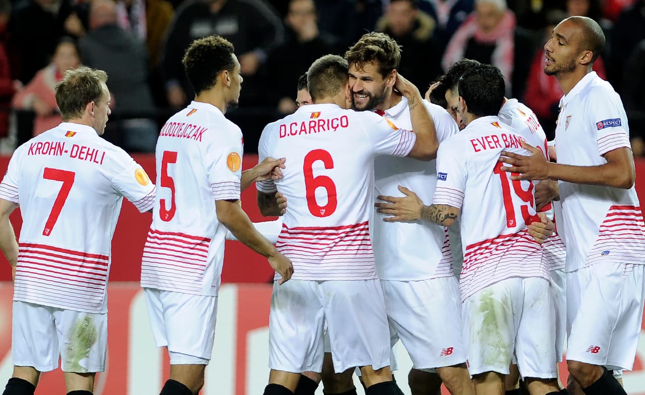 Fernando Llorente marcó un doblete con el Sevilla