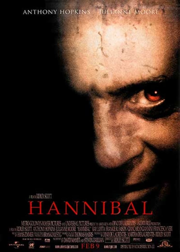 Hannibal
<br>Narra la historia del doctor Lecter que se escapó de la policía. Mason Verger, un hombre que sobrevivió a la crueldad de Lecter busca su venganza y apara lograrlo necesita la ayuda el FBI Clarice Starling.