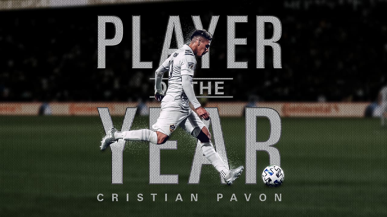 Cristian Pavón, reconocido como el Jugador del Año por LA Galaxy