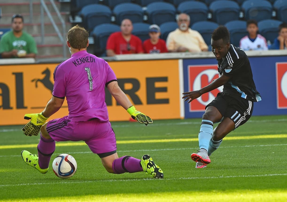 1) DAVID ACCAM | El atacante del Chicago Fire no pierde la posición de honor a pesar de que no ha podido participar en los dos últimos encuentros de su equipo.