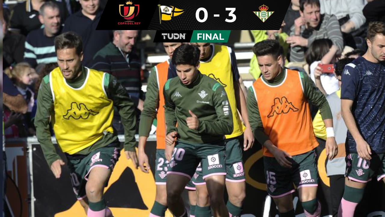 Lainez juega en goleada del Betis en Copa del Rey