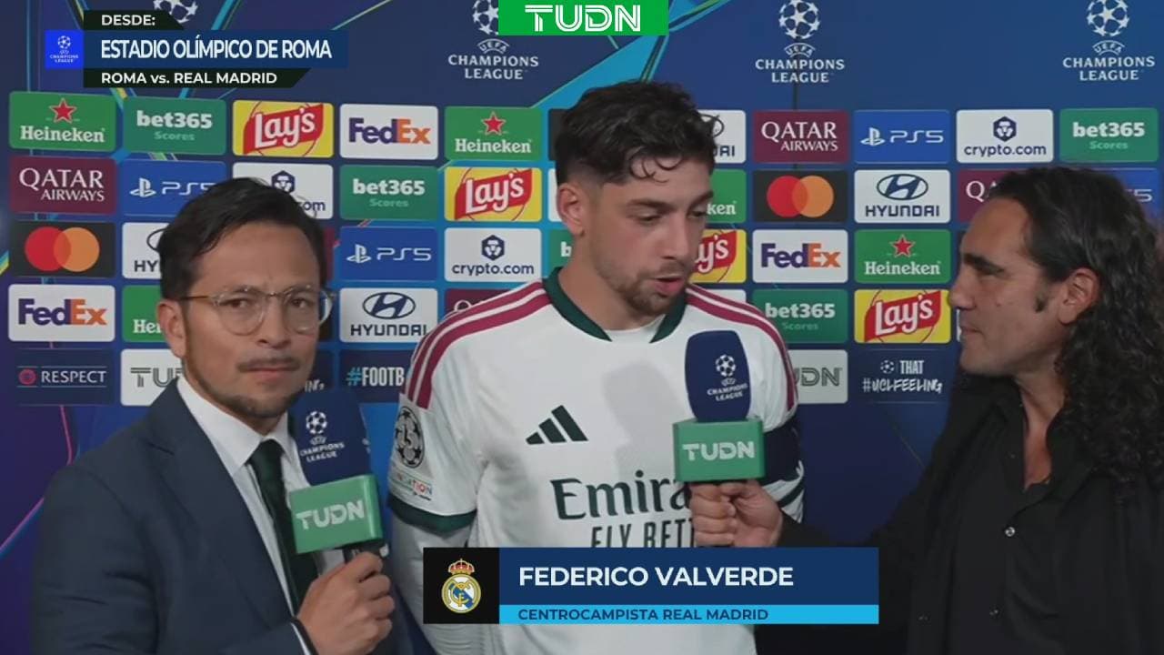 Fede Valverde explica así la remontada del Madrid en Roma