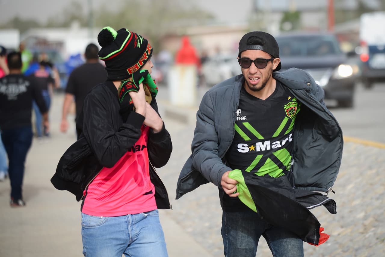 Así se vivió el ambiente previo a la Final de la Copa MX en Ciudad Juárez, antes del duelo entre los Bravos de Juárez y las Águilas del América. Una atmósfera ideal para la lucha por un título.