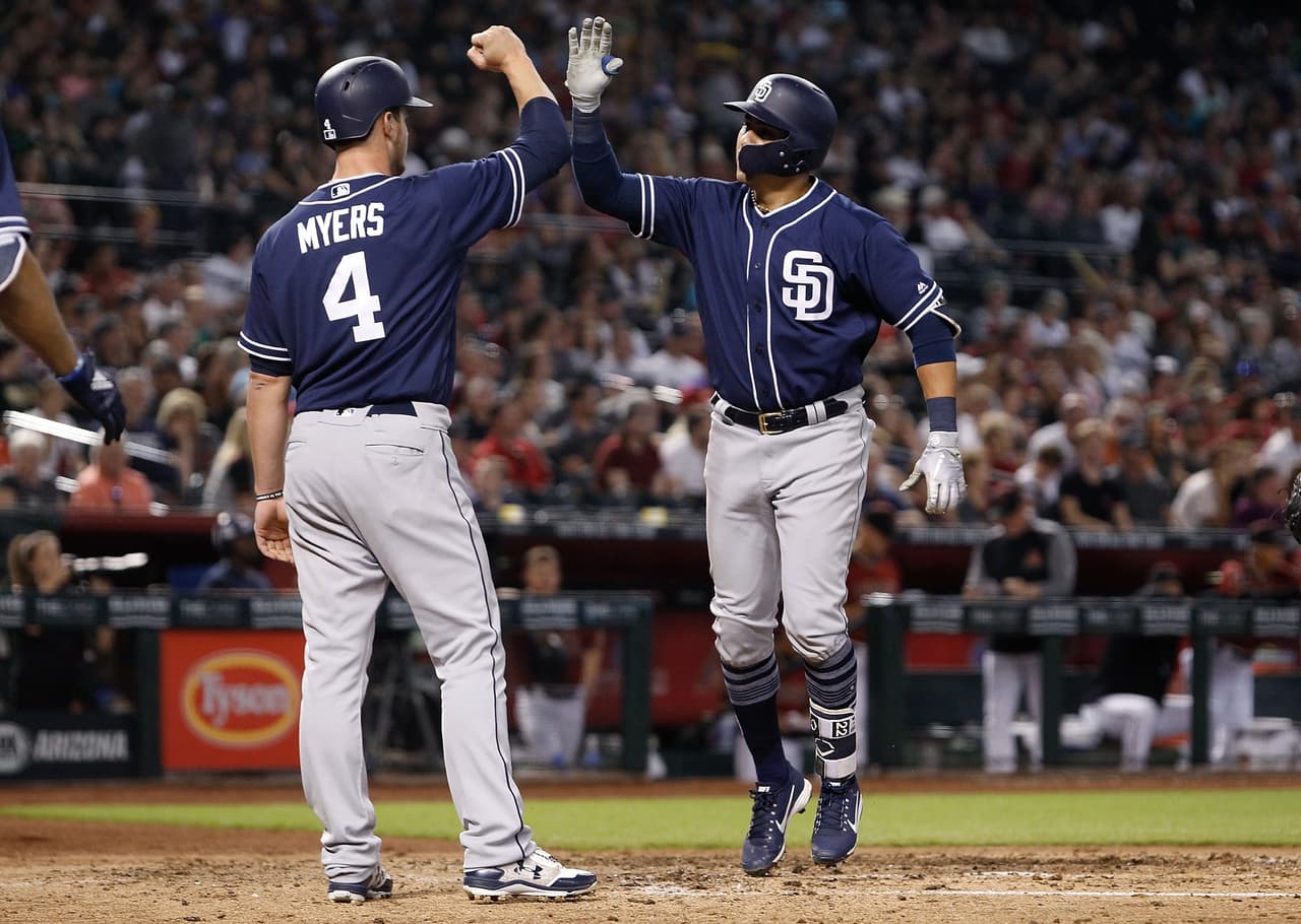 El cambio de posición de Wil Myers (de RF a 3B) ha perjudicado a Villanueva.