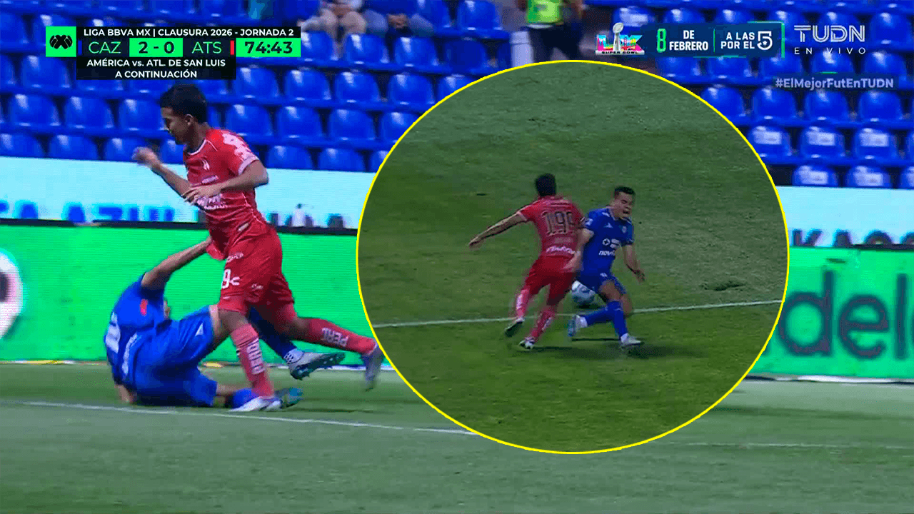 ¡Atropellan a Charly Rodríguez y no marcan penal increíble!