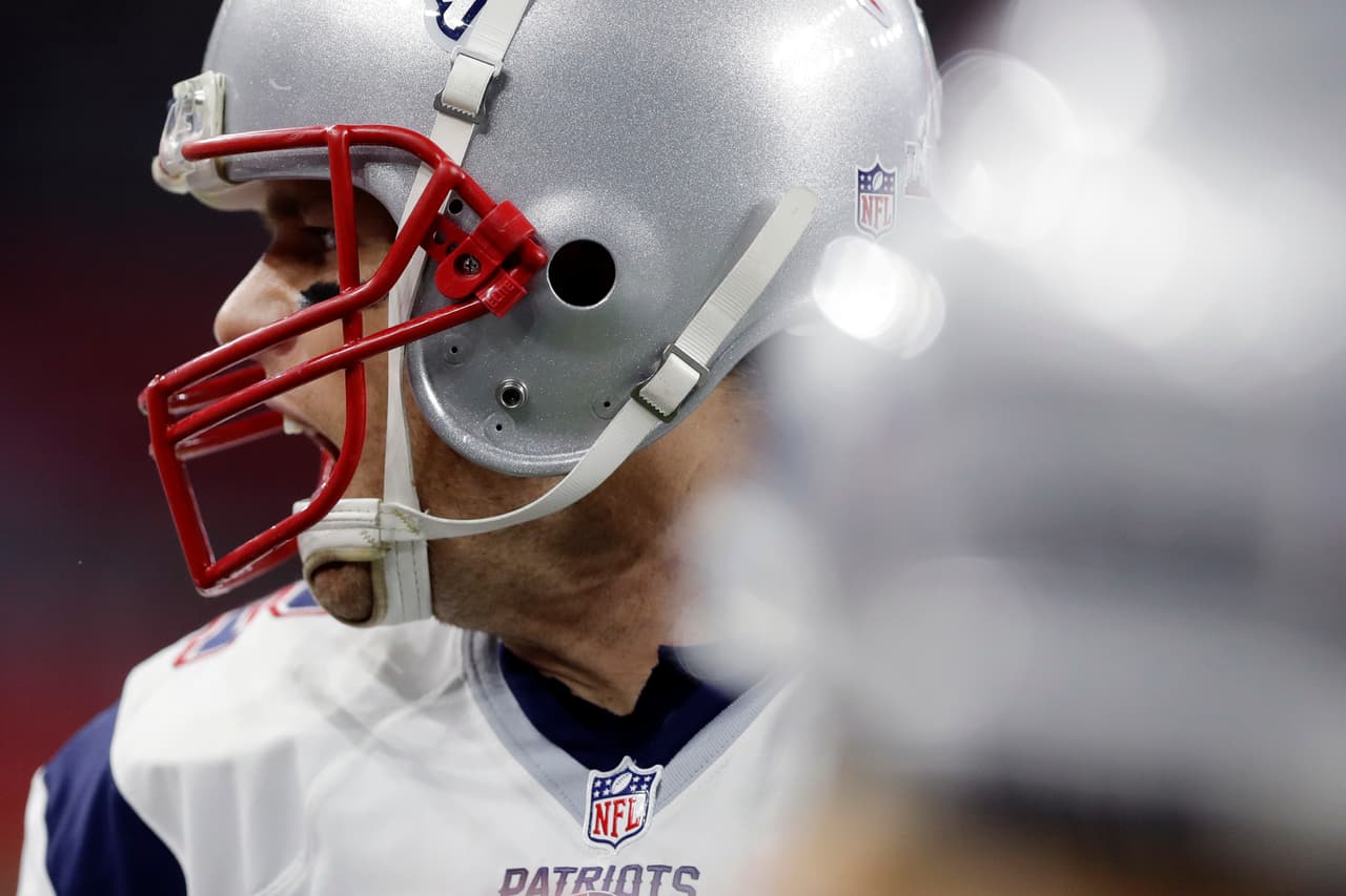 La cara del mariscal de campo reflejaba confianza y carácter pues estaban solo a un touchdown de empatar.