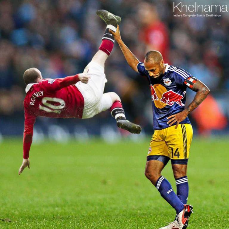 Los mejores memes del icónico festejo de Thierry Henry jugando con el New York Red Bulls.