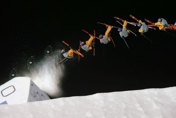 Semana del 19 - 26 de Enero 2015 - Aspen, EE.UU. - 24 de enero: Bobby Brown, de Estados Unidos queda de segundo lugar durante el Winter X Games Ski Big Air.