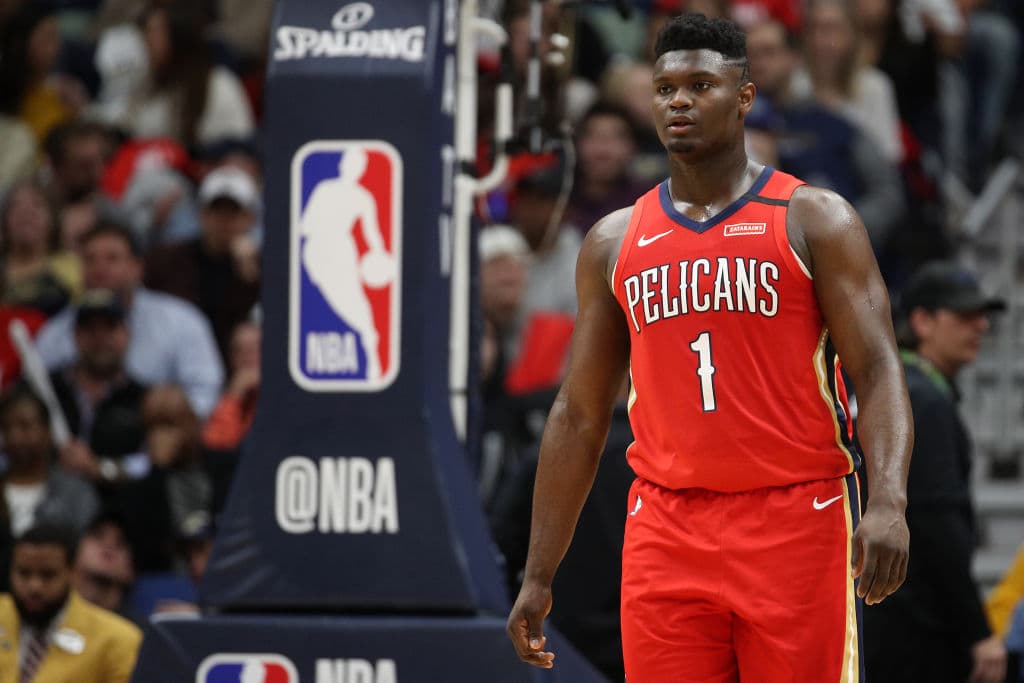 Su debut oficial con los Pelicans fue en la derrota frente a los San Antonio Spurs, Zion anotó 22 puntos, siete asistencias y 13 rebotes en 18 minutos de juego, además de 4 triples de cuatro intentos.