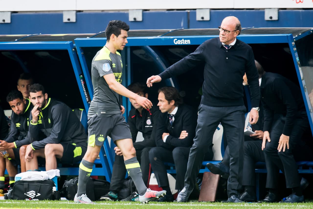 Eredivisie / Heerenveen 2-[0] PSV: no fue la mejor jornada para Hirving Ckucky Lozano en Holanda. Fue titular con el equipo de Eindhoven, pero se fue expulsado al minuto 37.