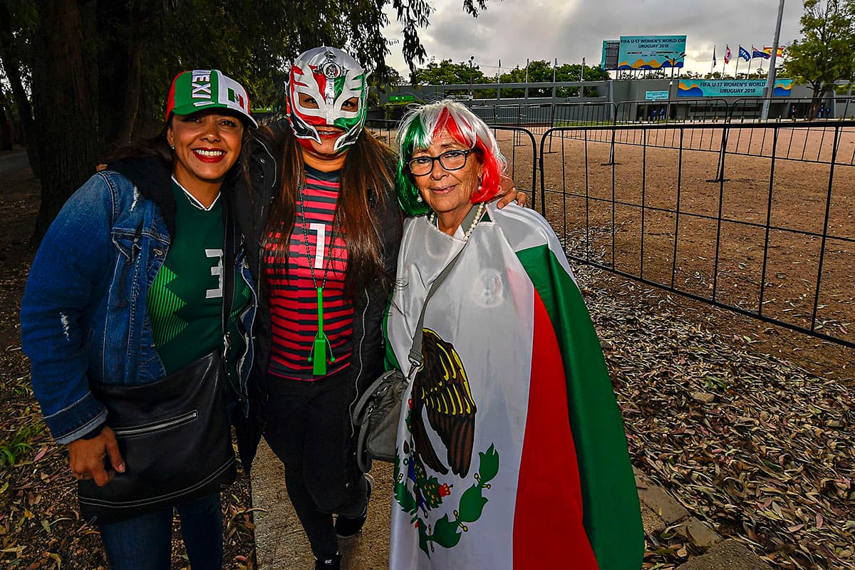 Las fanáticas mexicanas están listas para apoyar al Tri Femenil en la Final del Mundial Sub-17 contra España.