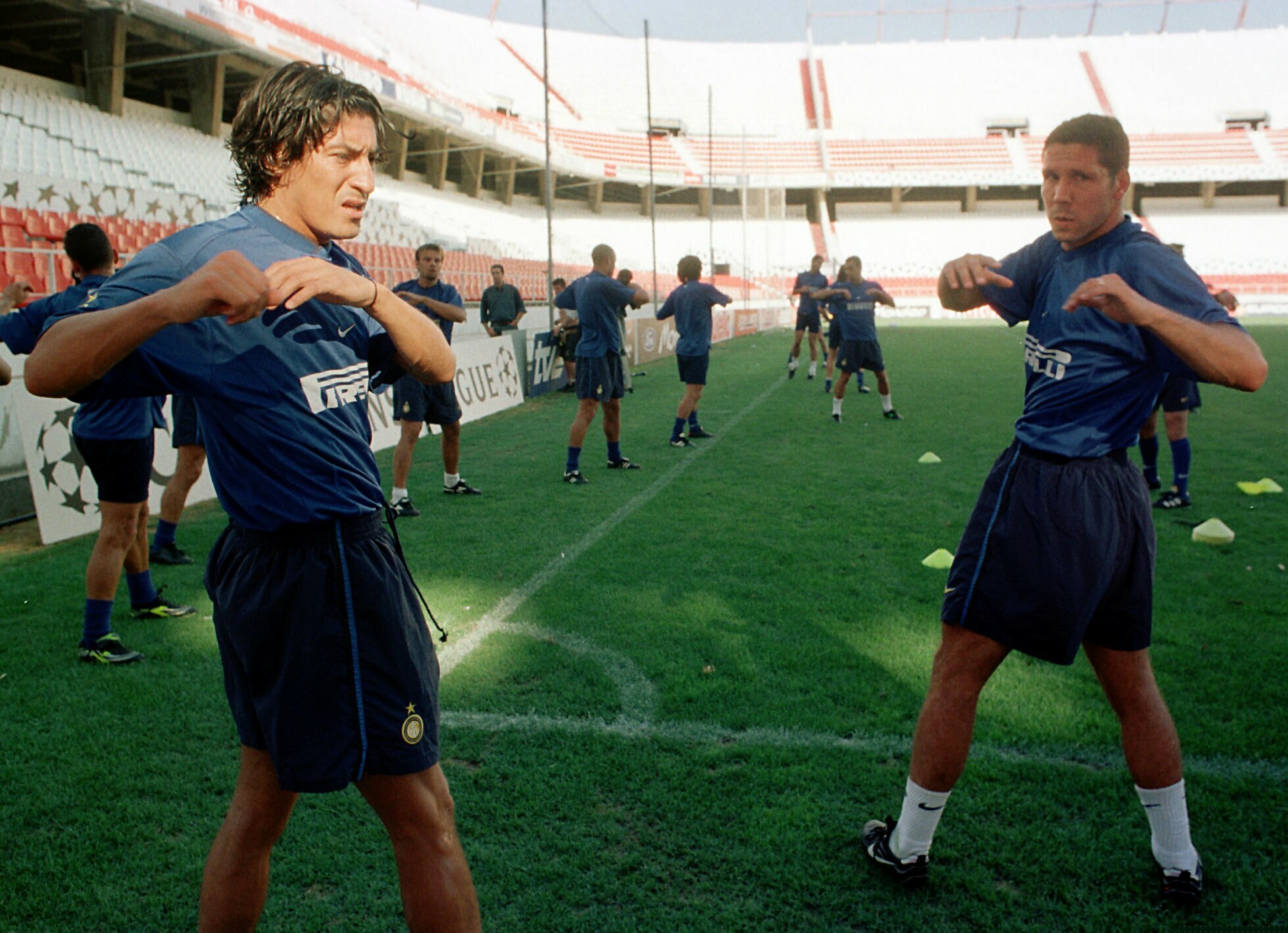 Zamorano también compartió vestidor con Diego Pablo 'Cholo' Simeone.