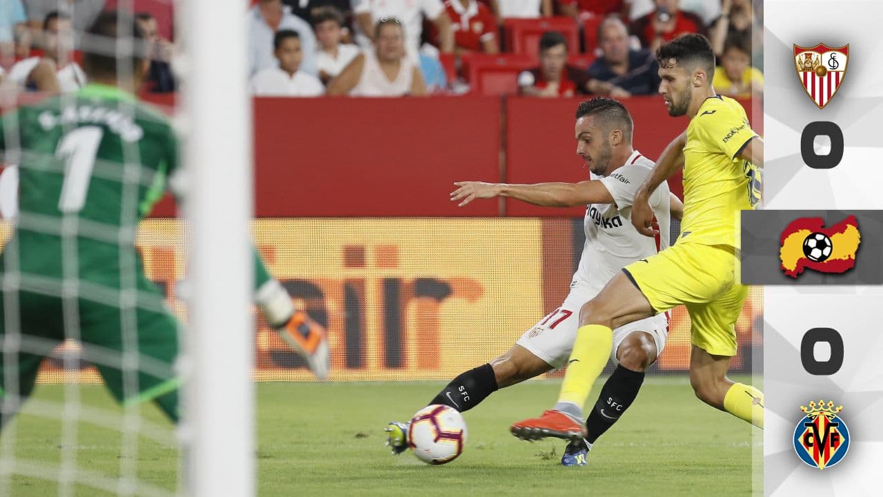 Sevilla y Villarreal no se hicieron daño en el Sánchez Pizjuán.