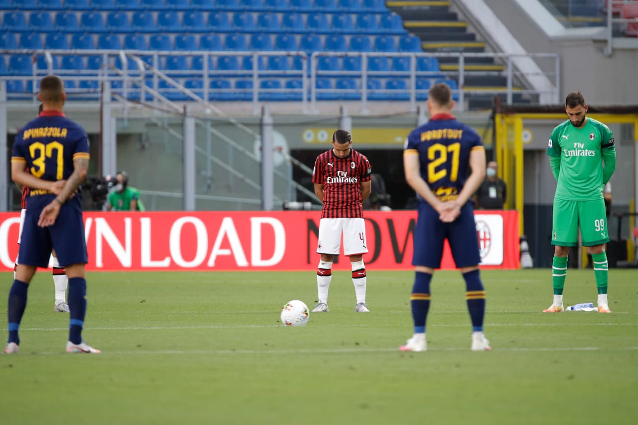 Italia guarda un minuto de silencio por todas las víctimas del coronavirus.