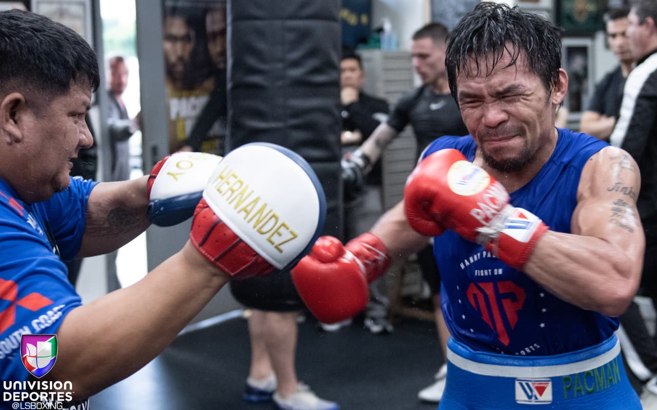Manny Pacquiao y Adrien Broner se enfrentarán el sábado 19 de enero en el MGM Grand de Las Vegas por la faja AMB wélter del filipino.