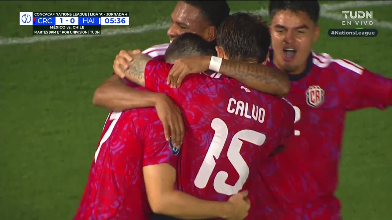 ¡El golazo con el Costa Rica madruga a Haití en Nations League!