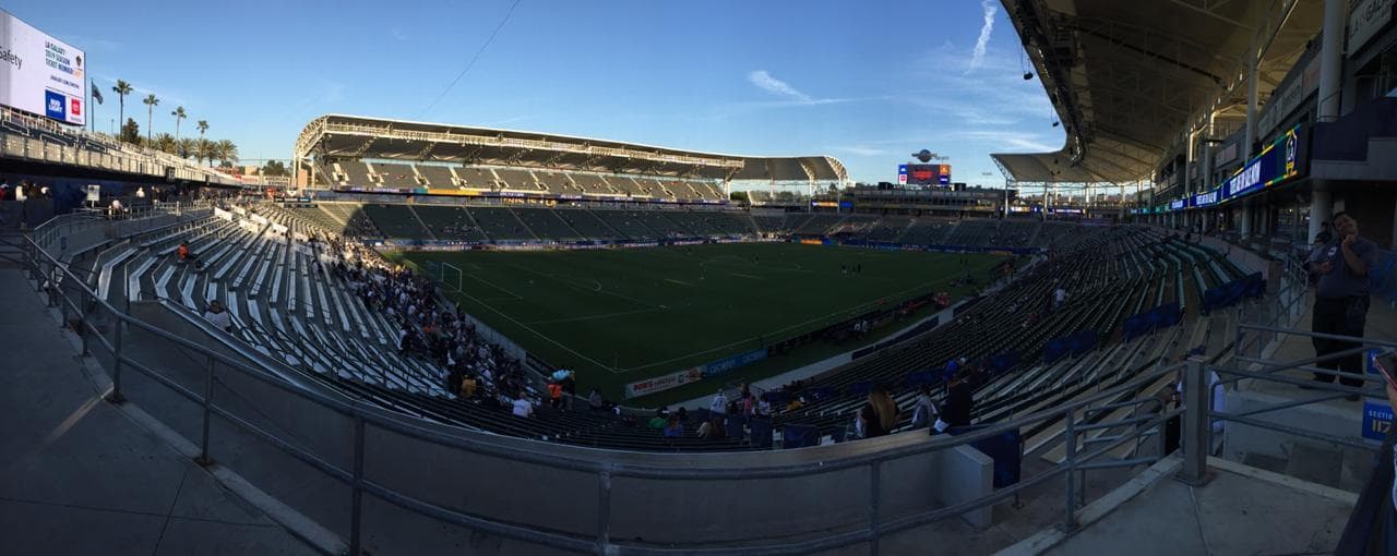 El Dignity Health Sports Park listo para recibir al público en el juego entre LA Galaxy y Philadelphia Union por la semana 7 de la MLS.