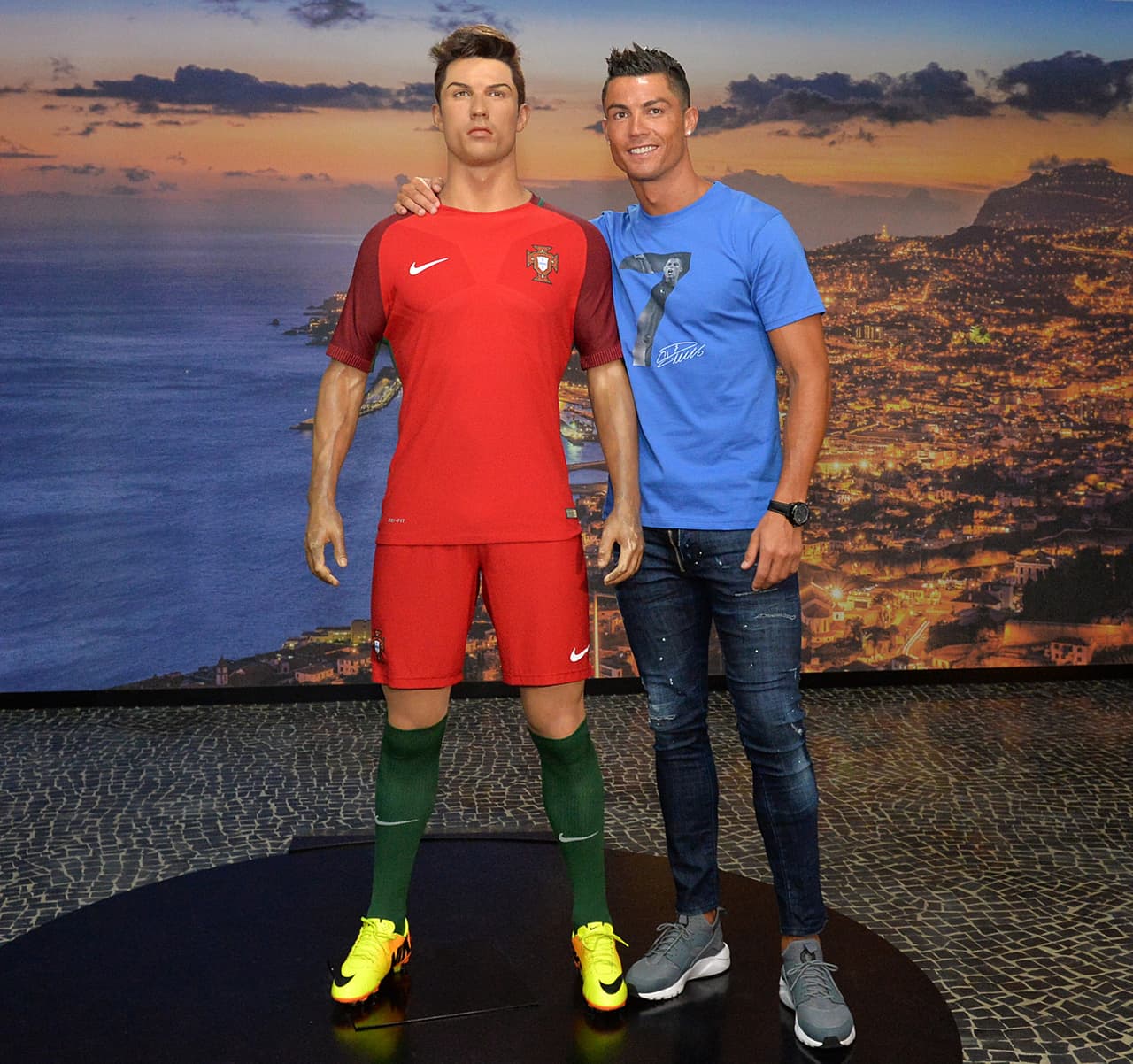 El Museo de CR7 en la bahía de Funchal tiene esta gran obra del crack portugués.