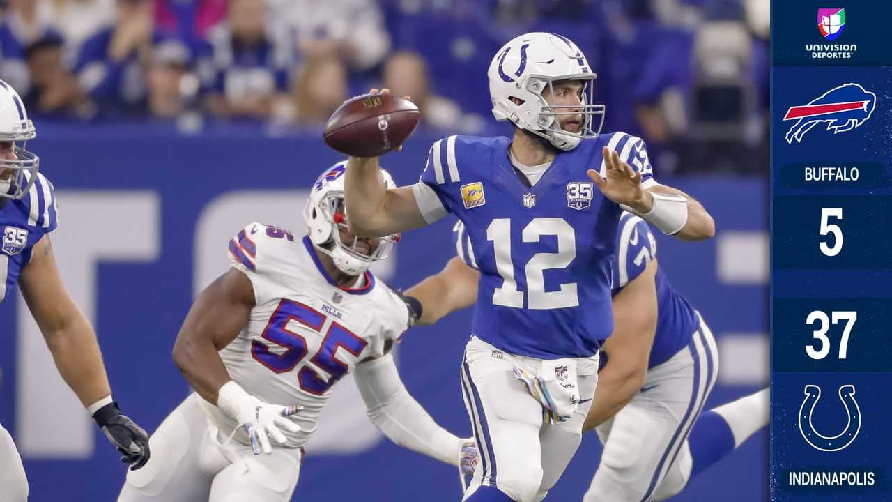 Andrew Luck está de vuelta y los Colts despedazaron a los Bills 