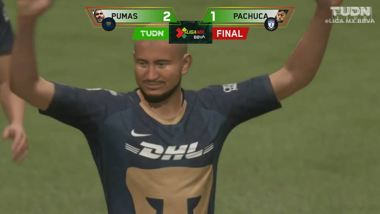 Sobre el final, los Pumas de Vigón se llevaron la victoria sobre Pachuca