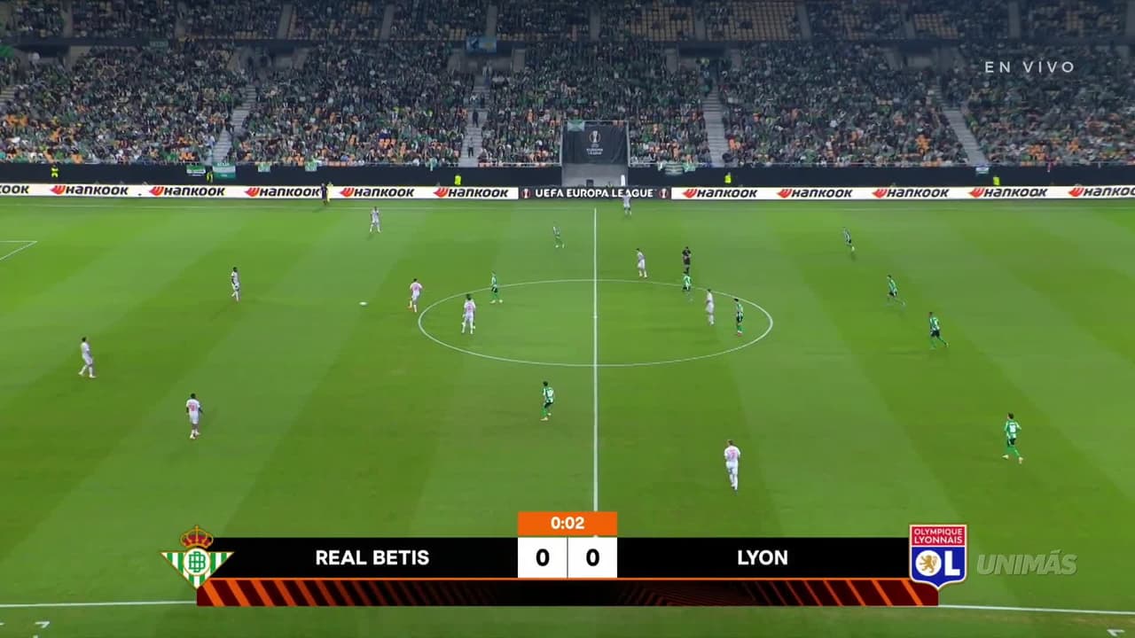 ¡En vivo! Betis vs Lyon de Europa League Aquí