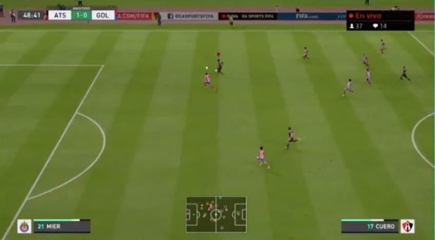 Fernando Beltrán se puso las ìlas en el segundo tiempo y consiguió el gol del empate para dividir los puntos.