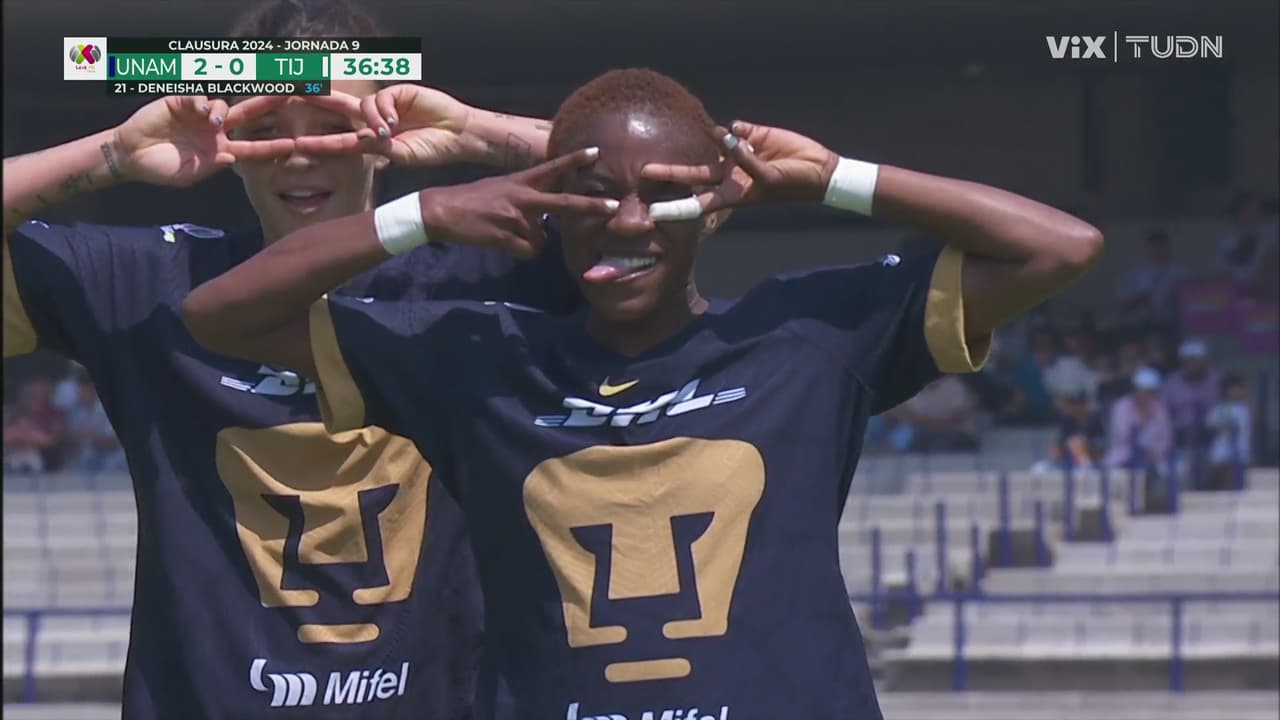 ¡Golazo universitario! Blackwood llega sola y pone el 2-0 de las felinas