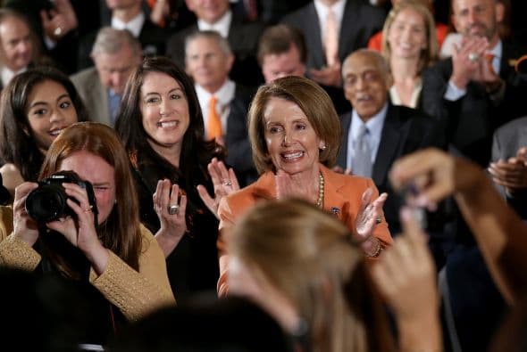Obama recibió al equipo en la Casa Blanca por tercera vez en cinco años.