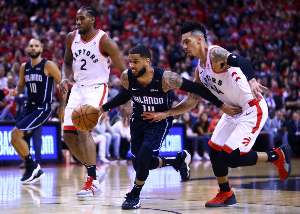 Los Toronto Raptors, número 2 de la Conferencia Este, también fueron sorprendidos, esta vez ante el Orlando Magic por 104-101.