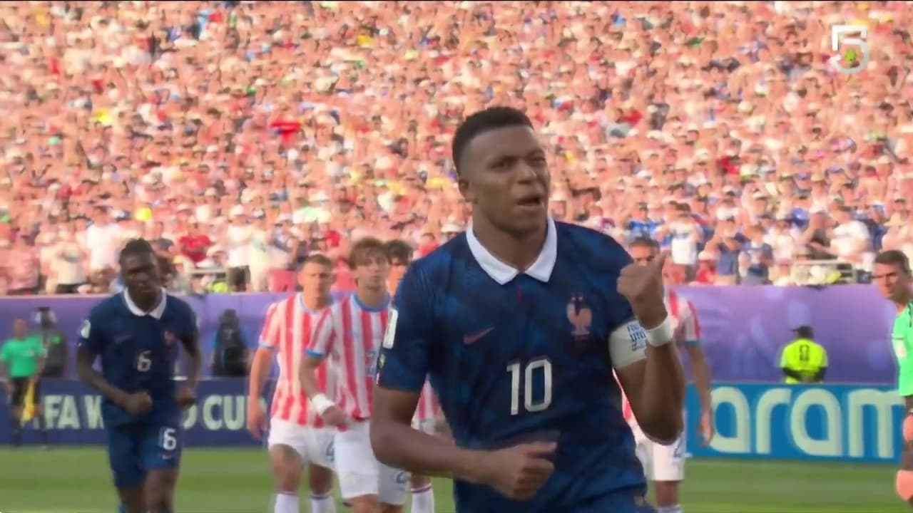 ¡Mbappé clava un golazo de penal y empata a Messi en goles del Mundial 2026!
