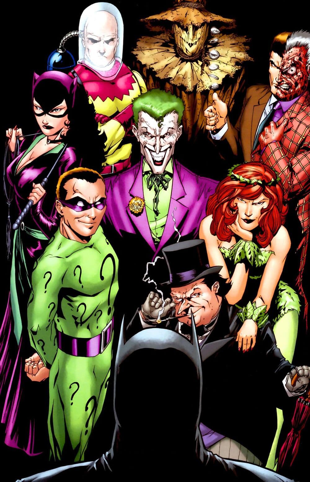 ‘The Rogues Gallery’ es una forma simple de explicar la amplia gama de villanos que Batman ha enfrentado a lo largo del año.