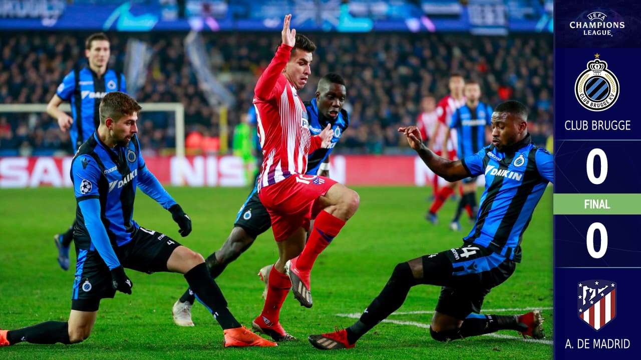 Atlético de Madrid no pudo y dejó ir el primer lugar de grupo