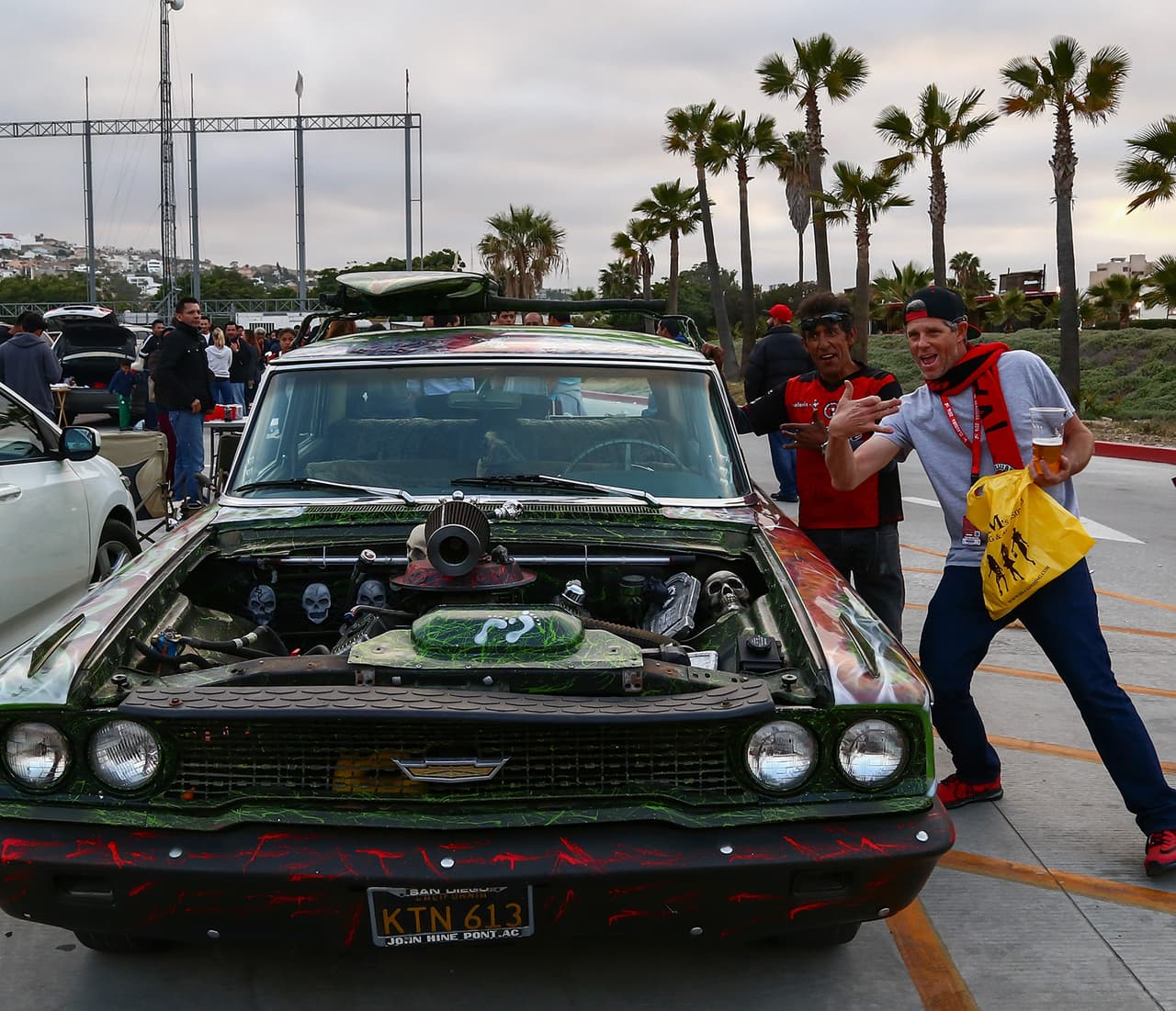 El colorido de la afición en la Jornada 16