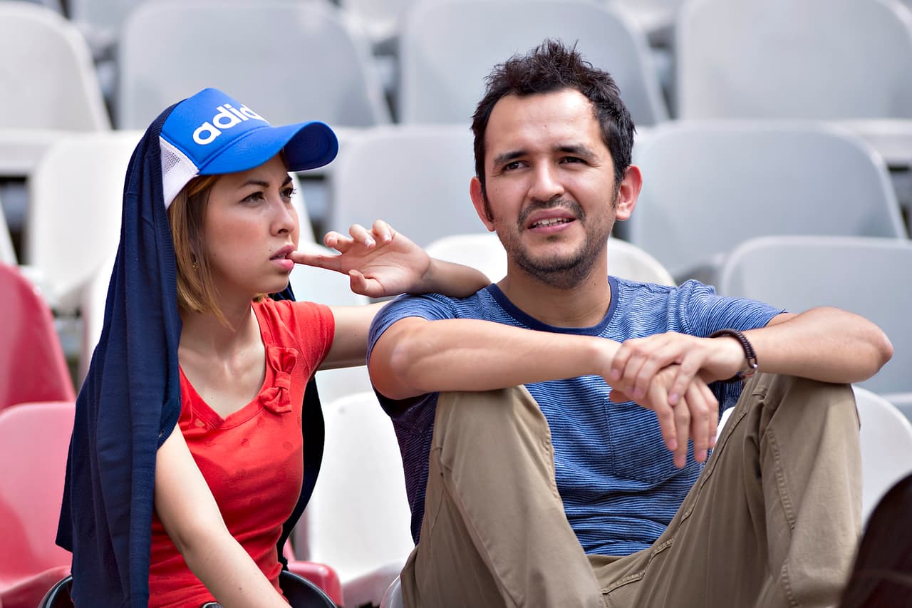 El colorido de la afición en la Jornada 16