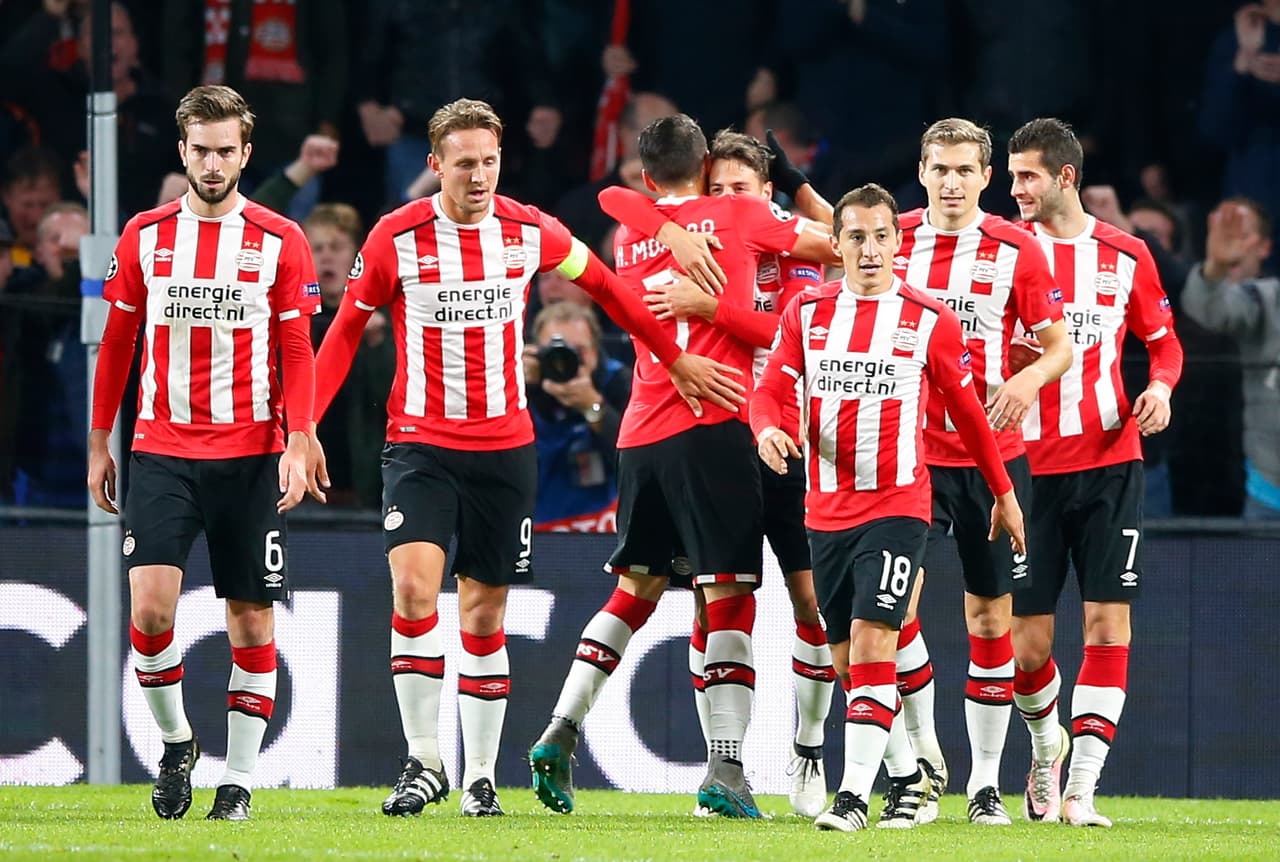 1. PSV Eindhoven (Holanda): 102 goles en 104 partidos de la Champions League