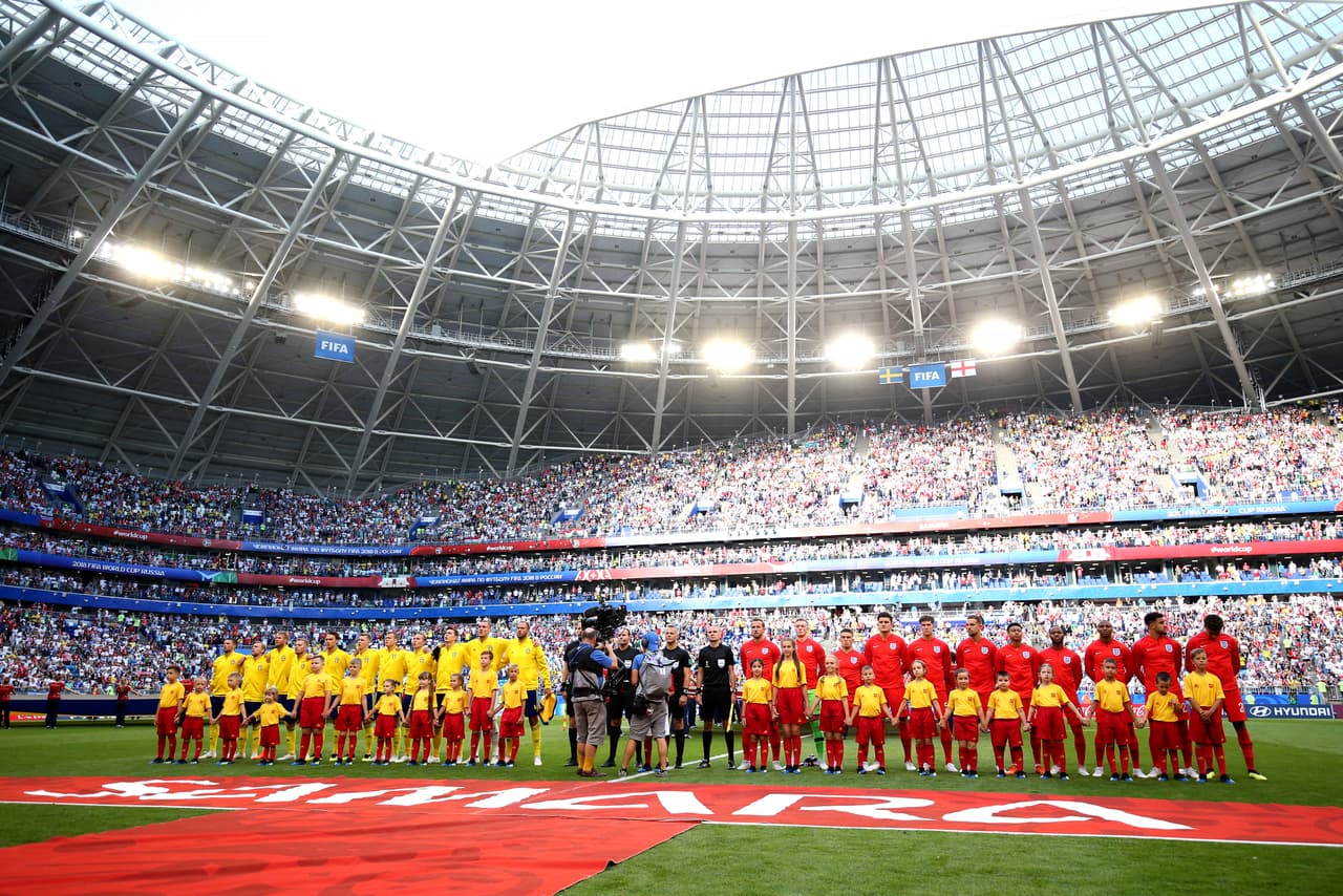 La despedida del Samara Arena fue este sábado 7 de junio en el juego de cuartos de final entre Suecia e Inglaterra.