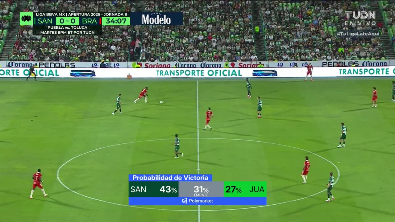 ¡CERCA! Jairo Torres disparó que se estrella en el poste.