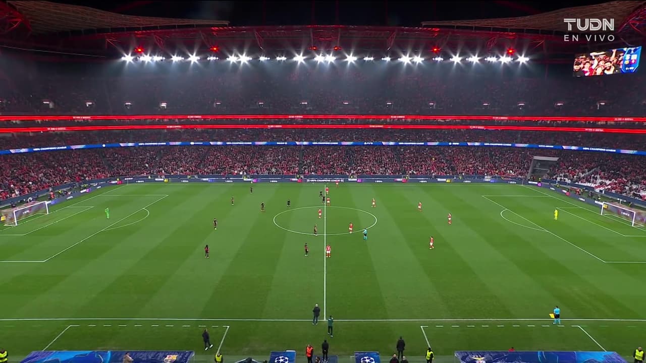 ¡Inicia el partido de Benfica vs Barcelona en vivo! 
