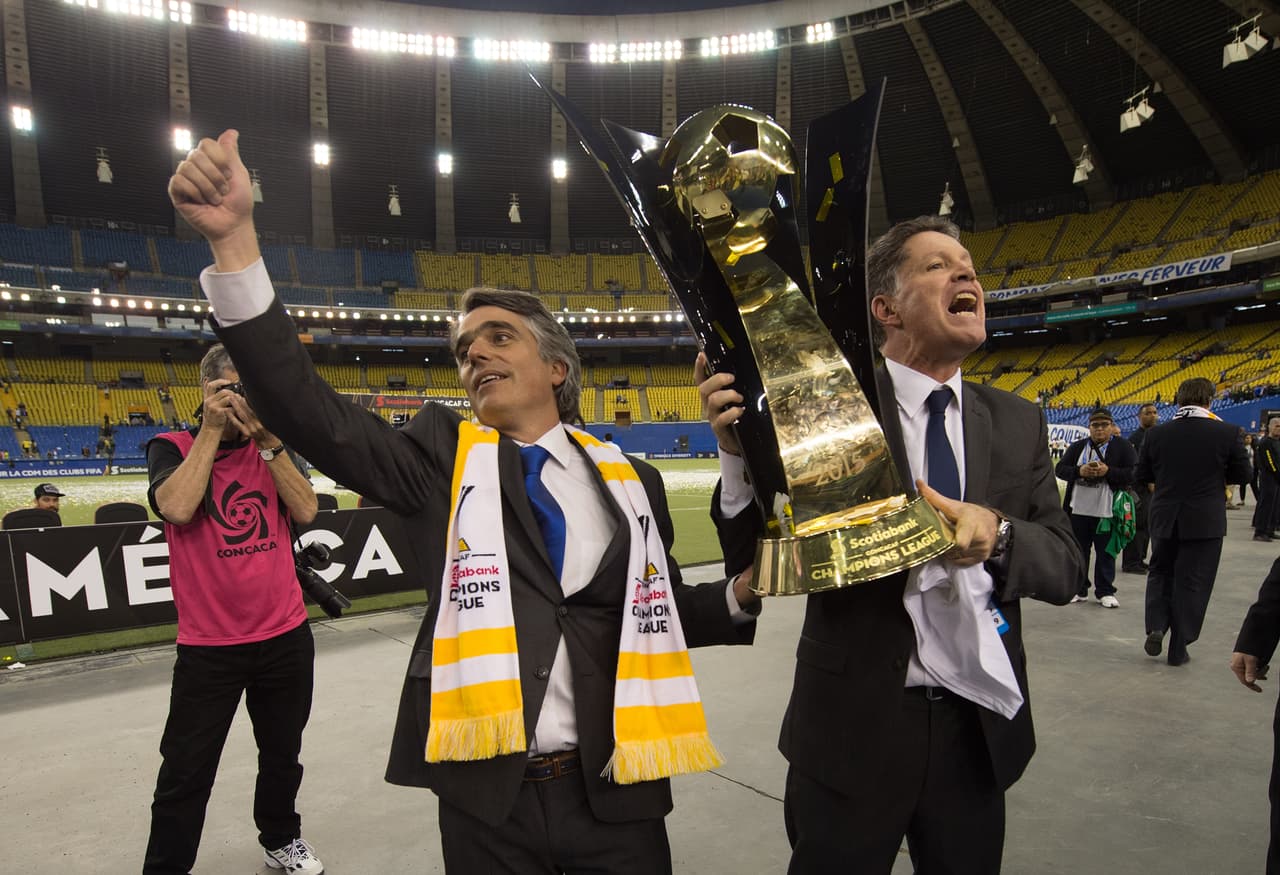 Su tiempo no duró ni un año, pero dejó el título de la Liga de Campeones de la Concacaf, el cual le dio la oportunidad al equipo de jugar el Mundial de Clubes en el 2015.