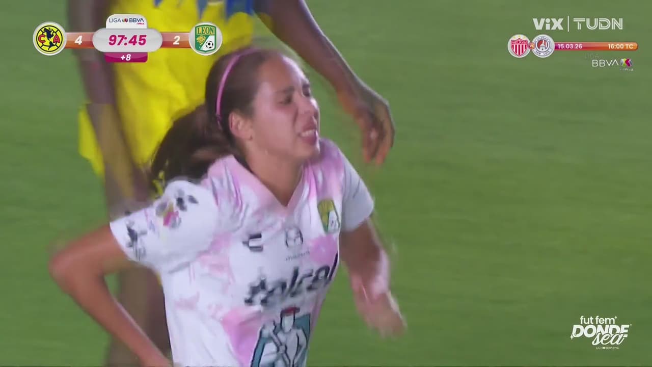 ¡Doblete de Valeria Razo! León hace más decoroso el marcador