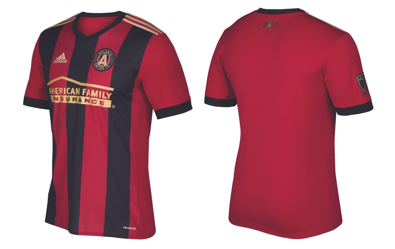 Su diseño está inspirado en la ciudad de Atlanta, y las cinco barras representan los cinco pilares de la personalidad: unidad, excelencia, comunidad, determinación e innovación.