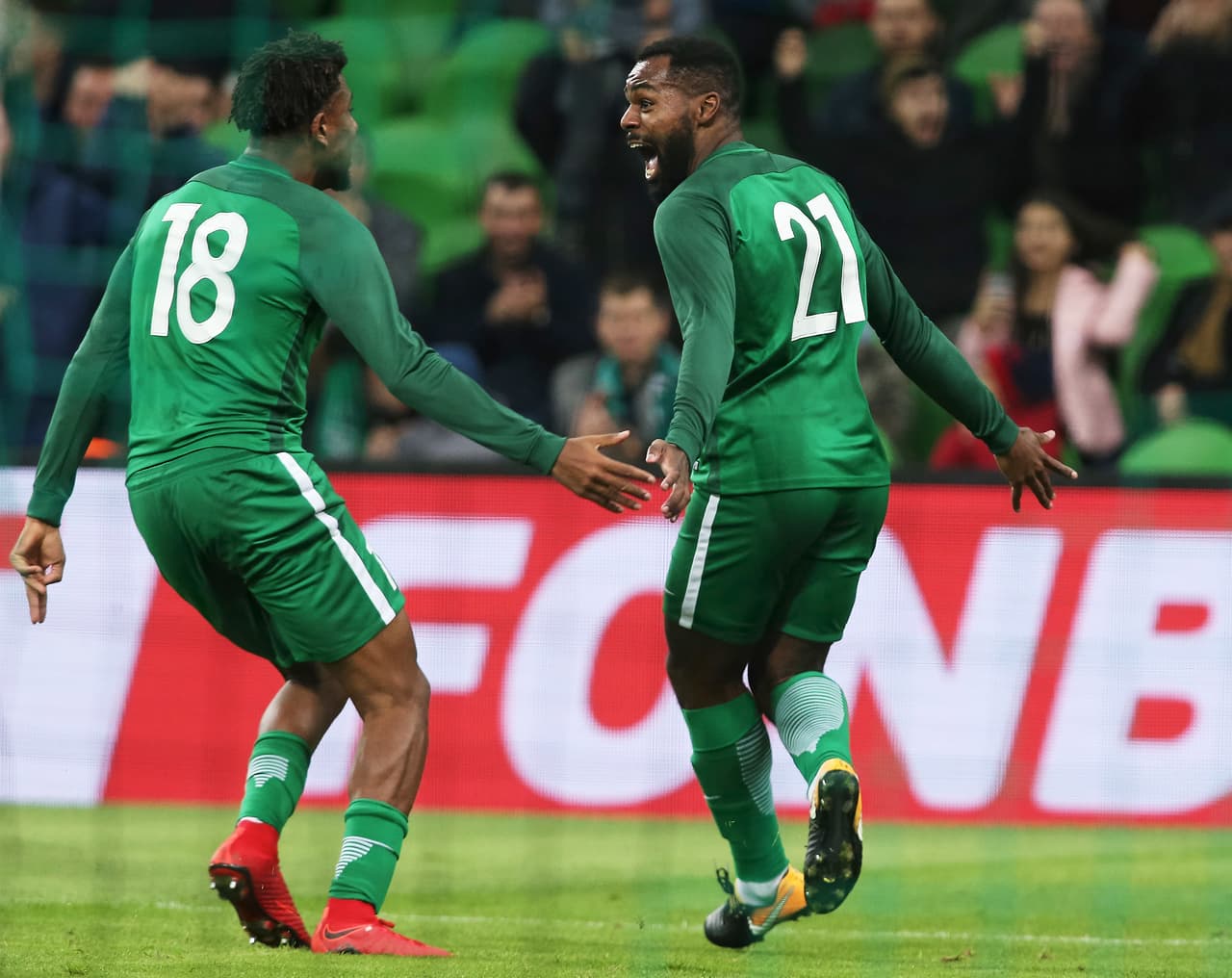 7. Nigeria: el 11,4% de sus jugadores son nacidos fuera del país. Brian Idowu (Rusia) y William Troost-Ekong (Holanda) son los más conocidos.