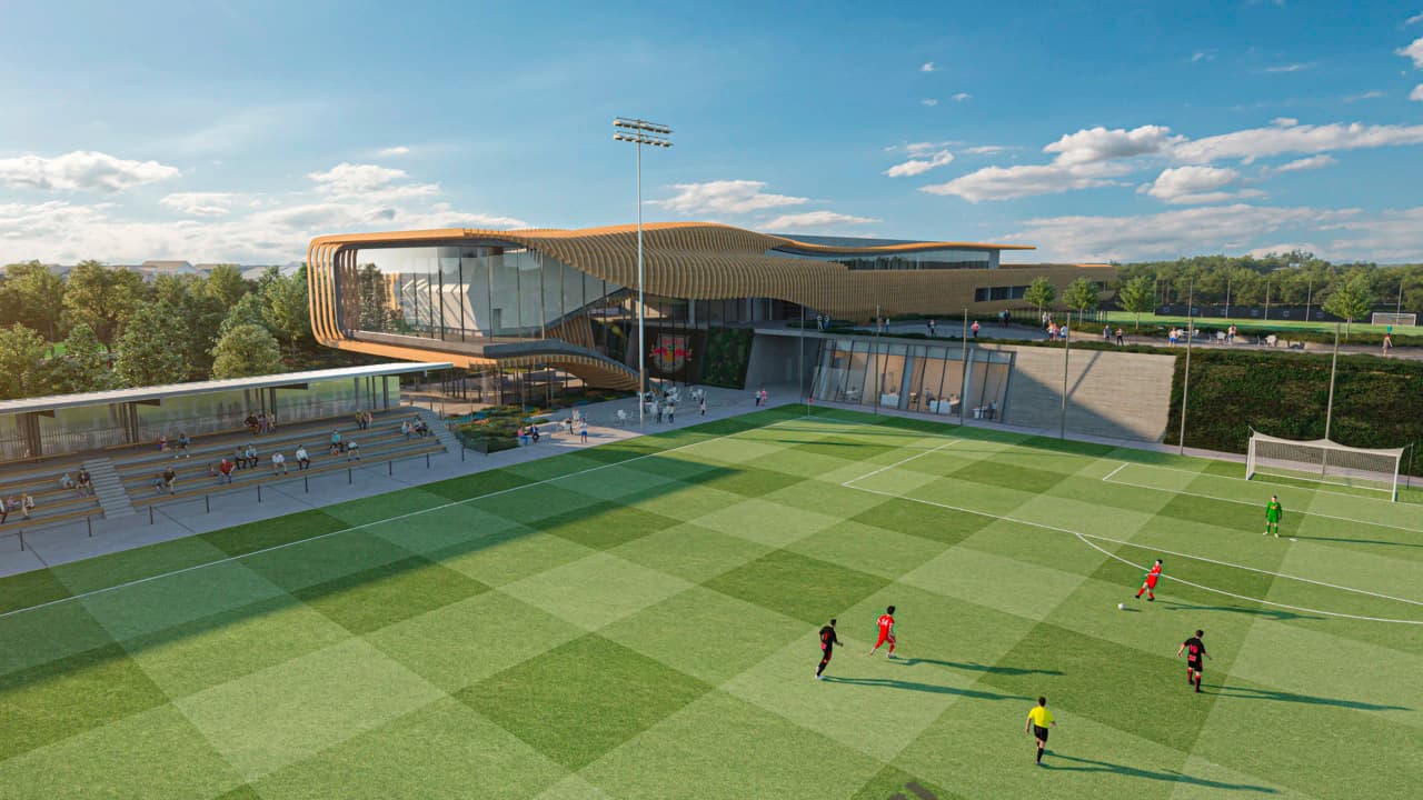 Así sería el nuevo centro de entrenamiento de New York Red Bulls.