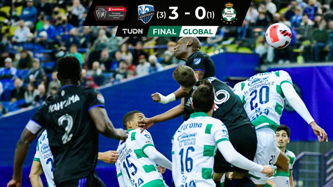 ¡Fracasote! Montreal humilla a Santos y los echa del torneo